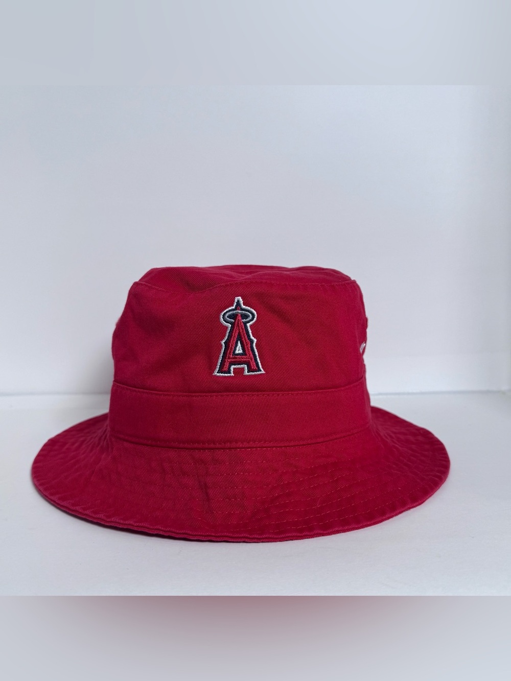 Los Angeles Angels Red Bucket Hat Official MLB Genuine Merchandise 47 Brand OS